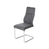 Pack de 4 sillas Alcalá en gris oscuro. 99 cm (alto) 42 cm (ancho) 59 cm (fondo)