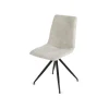 Pack de 4 sillas Alicante tapizadas en marfil, 91 cm (alto) 46 cm (ancho) 51 cm (fondo)
