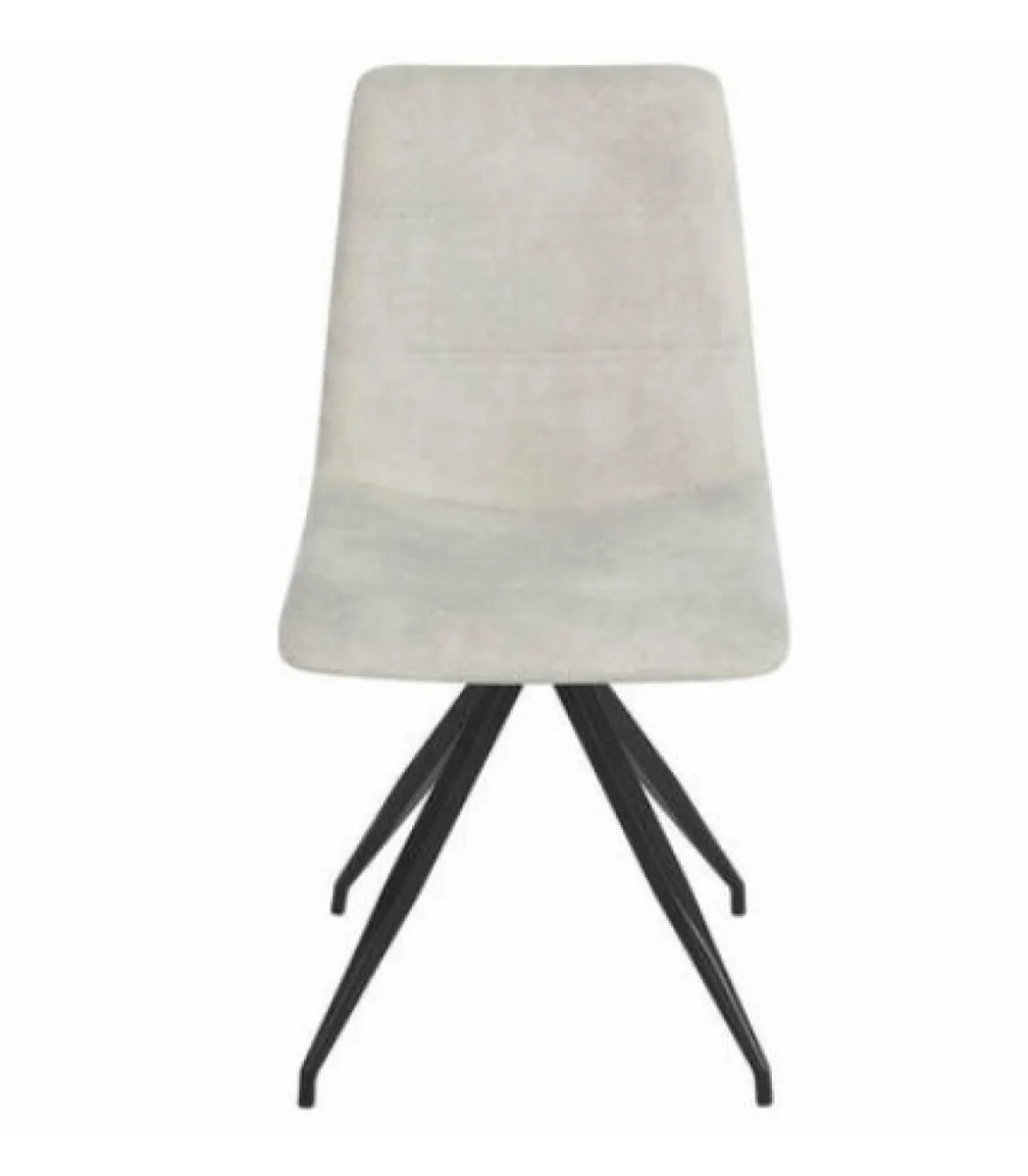 Pack de 4 sillas Alicante tapizadas en marfil, 91 cm (alto) 46 cm (ancho) 51 cm (fondo)