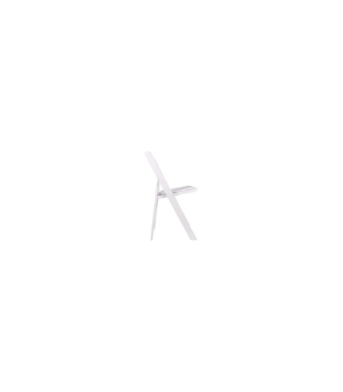 Pack de 4 sillas Ceremony en polipropileno blanco, 44.5cm(ancho) 88cm(altura) 43cm(fondo)