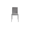 Pack de 2 sillas de comedor en tela gris Aina, 45 x 49 x 88/48 cm (largo x ancho x alto)