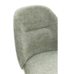 Pack de 2 sillas giratorias modelo Tamesis tapizado textil verde, 85cm(alto) 49.5cm(ancho) 60cm(largo)