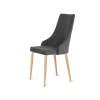 Pack de 4 sillas Imperial gris oscuro, 94 cm (alto) 48 cm (ancho) 57 cm (fondo)