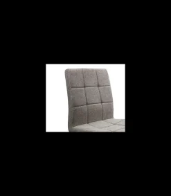 Pack de 2 sillas Lara tapizado gris. 85 cm (alto) 48 cm (ancho) 52 cm (fondo)