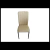 Pack de 4 sillas Md-Trenton tapizadas en tejido beige arena, 100cm(alto) 36cm(ancho) 55cm(fondo)