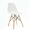 Pack de 4 sillas Md-Velez acabado en polipropileno blanco, 83cm(alto) 50.5cm(ancho) 46.5cm(largo)