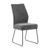 Pack de 4 sillas modelo Alicia tapizado textil gris antracita, 97cm(alto) 45cm(ancho) 62cm(largo)