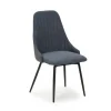 Pack de 2 sillas modelo Alma Giratorio acabado azul 46/90 cm(alto) 54 cm(ancho) 50 cm(largo).