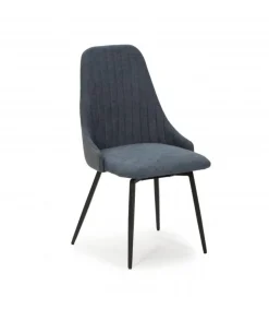 Pack de 2 sillas modelo Alma Giratorio acabado azul 46/90 cm(alto) 54 cm(ancho) 50 cm(largo).