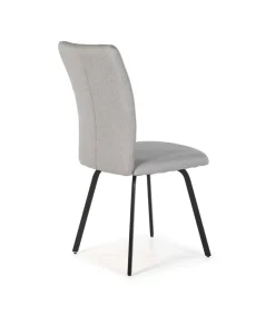 Pack de 4 sillas modelo Betty acabado gris claro, 95.5cm(alto) 57cm(ancho) 45.5cm(largo)