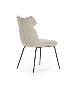 Pack de 2 sillas modelo Dimitri tapizado textil beige, 91cm(alto) 47cm(ancho) 64cm(largo)