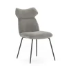 Pack de 2 sillas modelo Dimitri tapizado textil gris, 91cm(alto) 47cm(ancho) 64cm(largo)