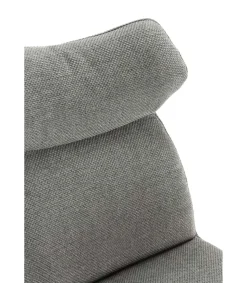 Pack de 2 sillas modelo Dimitri tapizado textil gris, 91cm(alto) 47cm(ancho) 64cm(largo)