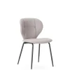 Pack de 2 sillas modelo Fauna tapizado polipiel beige, 83cm(alto) 50cm(ancho) 57cm(largo)