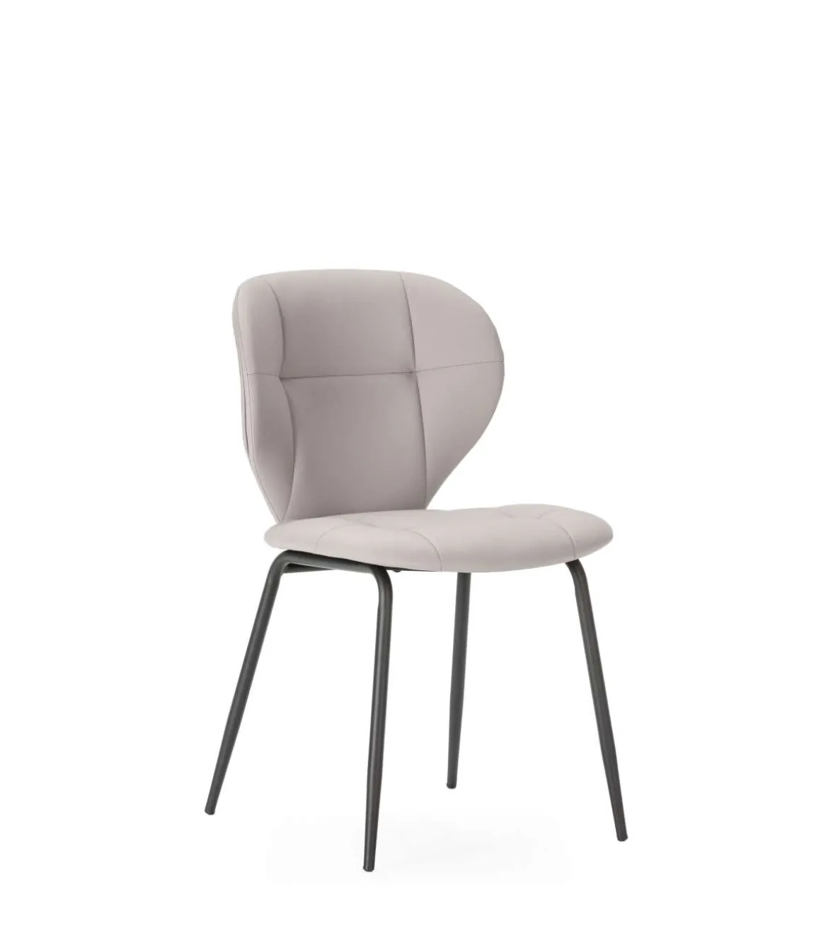 Pack de 2 sillas modelo Fauna tapizado polipiel beige, 83cm(alto) 50cm(ancho) 57cm(largo)