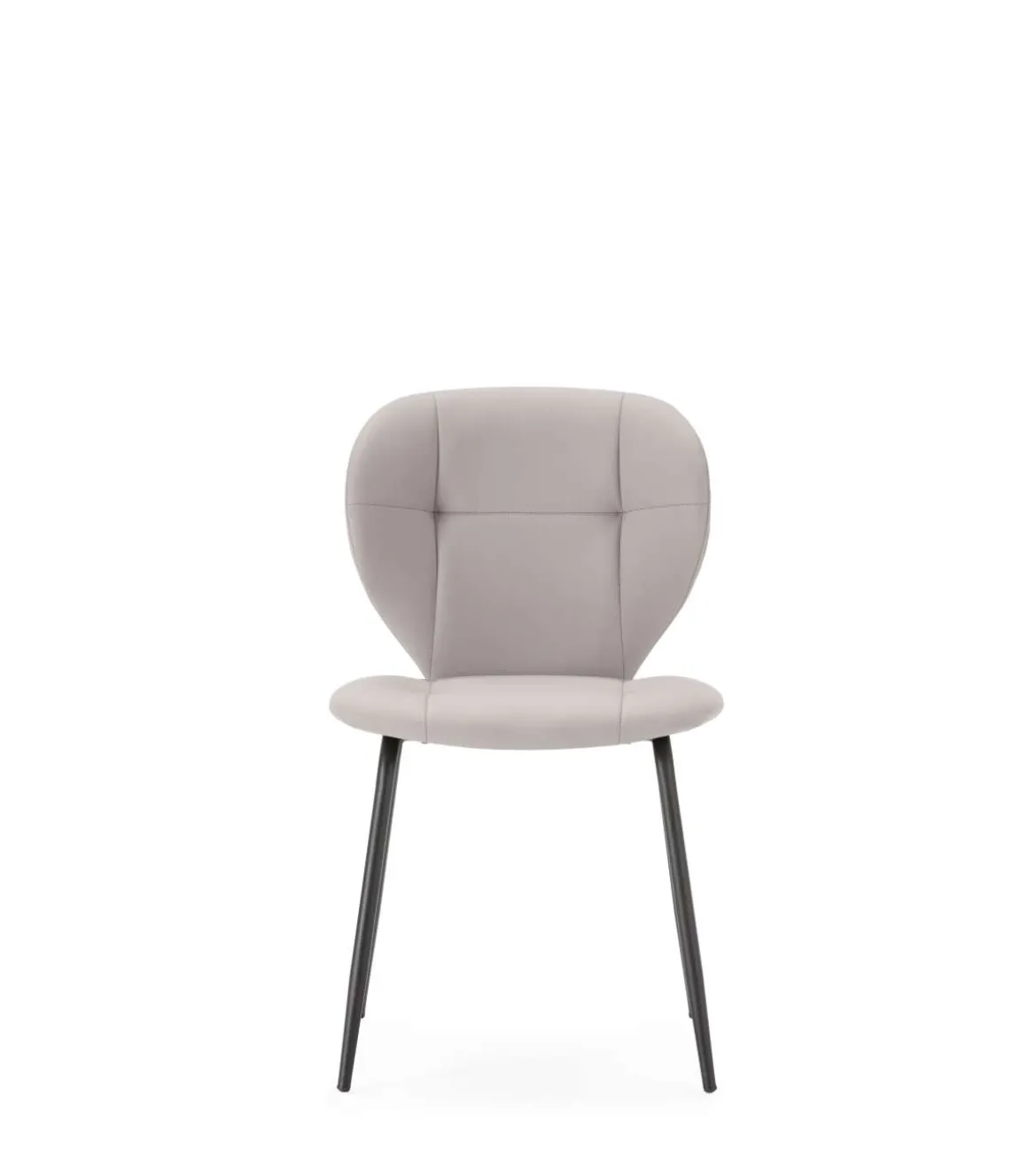 Pack de 2 sillas modelo Fauna tapizado polipiel beige, 83cm(alto) 50cm(ancho) 57cm(largo)