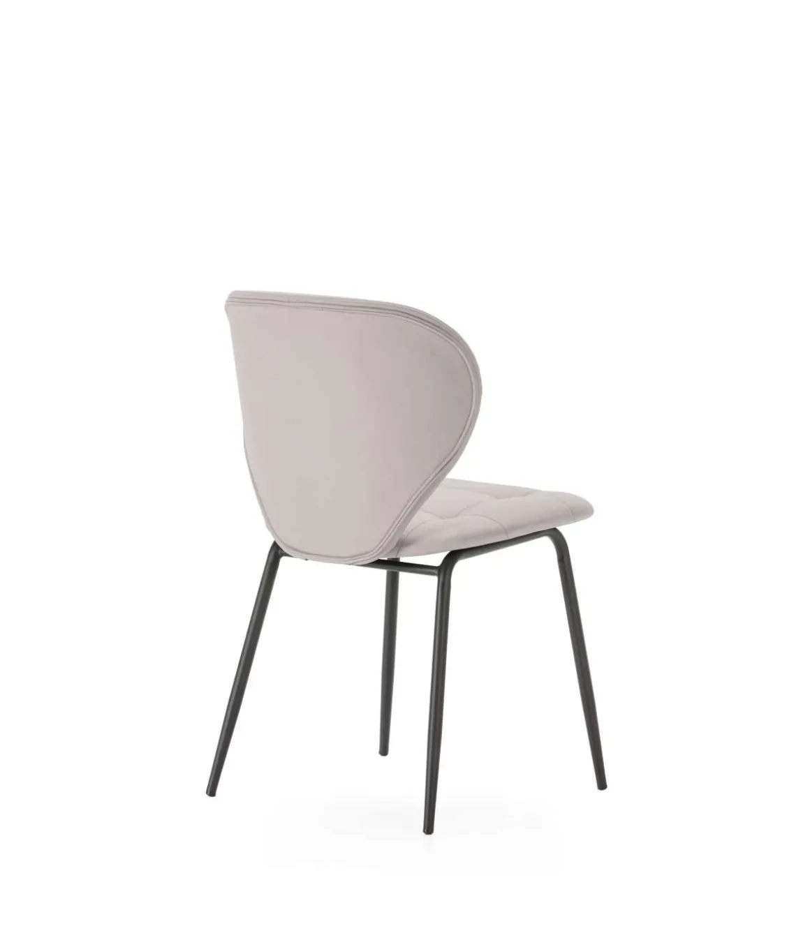 Pack de 2 sillas modelo Fauna tapizado polipiel beige, 83cm(alto) 50cm(ancho) 57cm(largo)