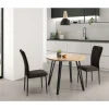 Pack de 4 sillas modelo Hobby acabado negro, 96cm (alto) 58cm (ancho) 42.5cm (largo)