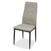 Pack de 6 sillas modelo Latina tapizadas en textil beige, 96cm(alto) 44cm(ancho) 45cm(largo)