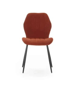 Pack de 4 sillas modelo Miño tapizado textil teja, 85cm(alto) 47cm(ancho) 58cm(largo)