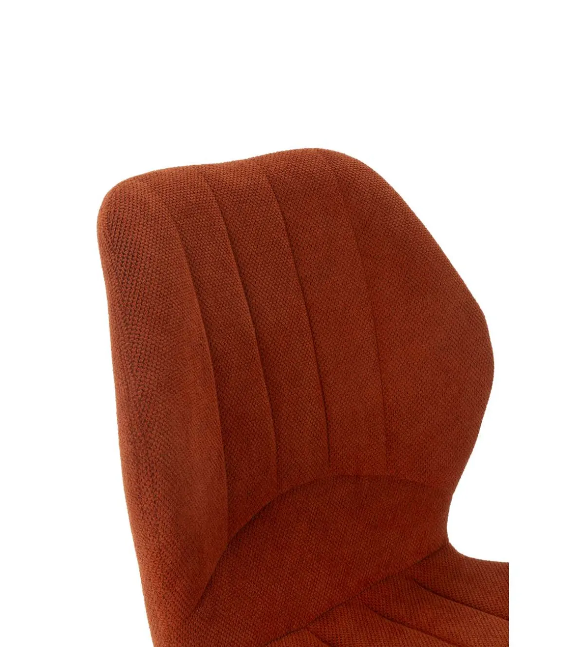 Pack de 4 sillas modelo Miño tapizado textil teja, 85cm(alto) 47cm(ancho) 58cm(largo)