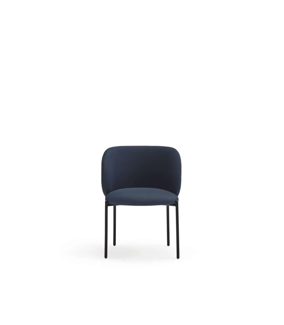 Pack de 2 sillas modelo Mogi tapizado en textil azul marino, 49/81cm (alto) 59cm (ancho) 56cm (largo)