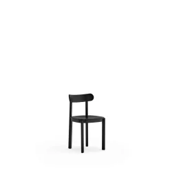 Pack de 2 sillas modelo Nara acabado negro, 44cm(ancho) 76cm(alto) 45.5cm (fondo)