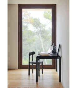 Pack de 2 sillas modelo Nara acabado negro, 44cm(ancho) 76cm(alto) 45.5cm (fondo)