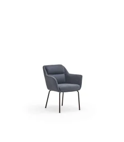 Pack de 2 sillas modelo Sadira acabado azul petróleo, 66.5cm(ancho) 85cm(alto) 65cm (largo)