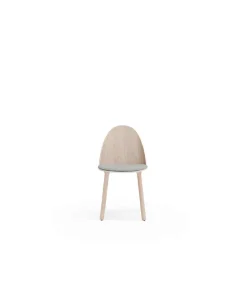 Pack de 2 sillas modelo Uma acabado natural claro, 45/81cm (alto) 46cm (ancho) 51cm (largo)