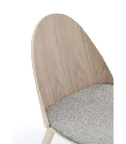Pack de 2 sillas modelo Uma acabado natural claro, 45/81cm (alto) 46cm (ancho) 51cm (largo)