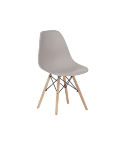 Pack de 4 sillas para cocina o comedor Paris acabado gris, 82 cm(alto)46 cm(ancho)51 cm(largo)