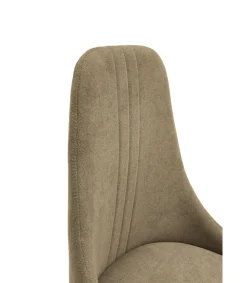 Pack de 4 sillas para cocina o comedor Diego tapizado textil verde, 91cm(alto) 50cm(ancho) 57cm(fondo)