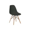 Pack de 4 sillas para cocina o comedor Paris acabado negro, 82 cm(alto)46 cm(ancho)51 cm(largo)