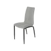 Pack de 4 sillas Ronda tapizadas en gris claro. 91 cm (alto) 40 cm (ancho) 60 cm (fondo)
