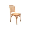 Pack de 2 sillas Toscana acabado natural claro, 45cm(ancho) 93cm(altura) 51cm(fondo)