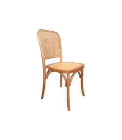 Pack de 2 sillas Toscana acabado natural claro, 45cm(ancho) 93cm(altura) 51cm(fondo)