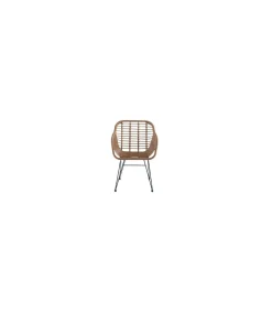 Pack de 2 sillones Bombay acabado rattán natural, 82cm(alto) 56cm(ancho) 61cm(fondo)