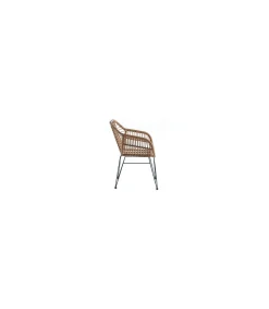Pack de 2 sillones Bombay acabado rattán natural, 82cm(alto) 56cm(ancho) 61cm(fondo)