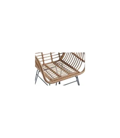 Pack de 2 sillones Bombay acabado rattán natural, 82cm(alto) 56cm(ancho) 61cm(fondo)
