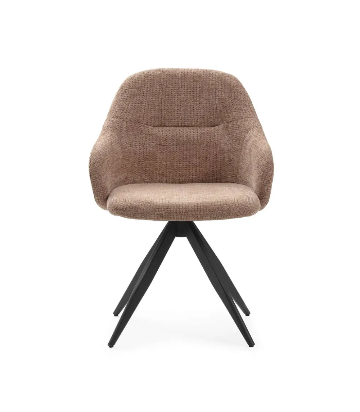 Pack de 2 sillones giratorias modelo Tamesis tapizado textil salmón, 84cm(alto) 56.5cm(ancho) 61cm(largo)