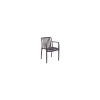 Pack de 4 sillones Ivone para salón, cocina o terraza acabado tabac, 81cm(alto) 55.5cm(ancho) 57.5cm(fondo).