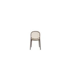 Pack de 4 sillones Masía para salón, cocina o terraza en topo, 85cm(alto) 48cm(ancho) 56cm(fondo).