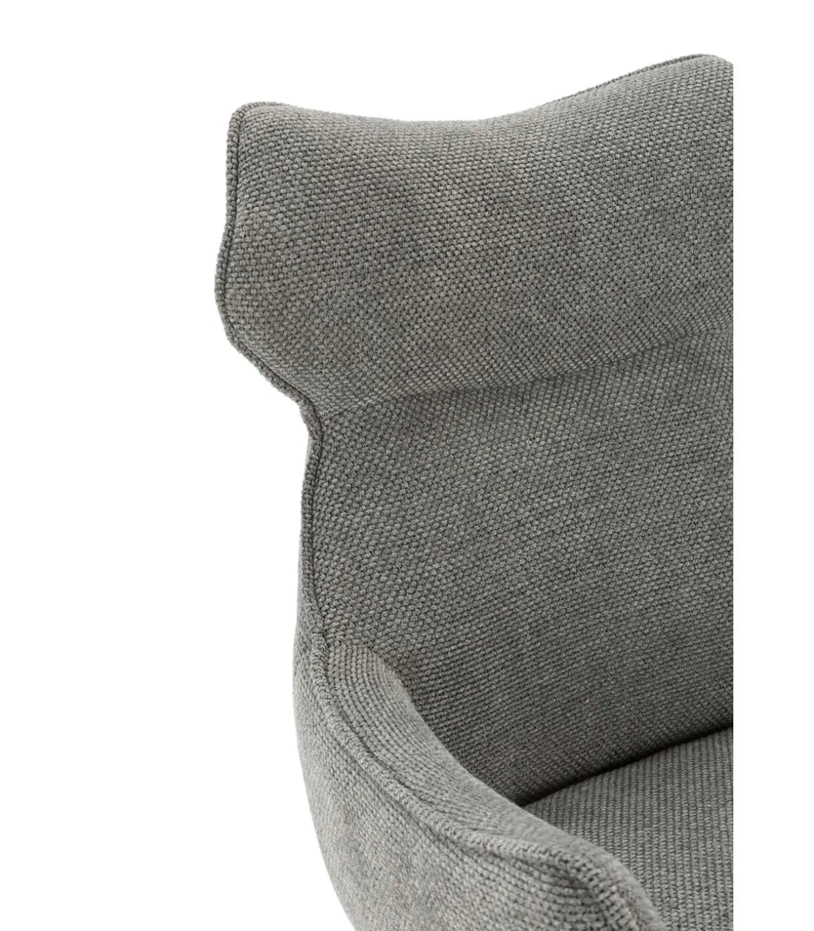Pack de 2 sillones modelo Dimitri tapizado textil gris, 90cm(alto) 60cm(ancho) 65cm(largo)
