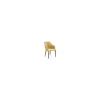 Pack de 2 sillones para comedor Marc tapizado textil amarillo, 88cm(alto) 55cm(ancho) 57cm(fondo)