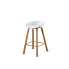Pack de 2 taburetes Goya en blanco. 78cm(alto) 42cm(ancho) 51cm(fondo)