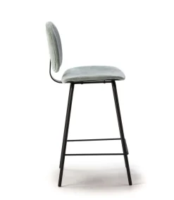 Pack de 2 taburetes modelo MARIO acabado aguamarina, 65/98cm(alto) 50cm(ancho) 44cm (largo)
