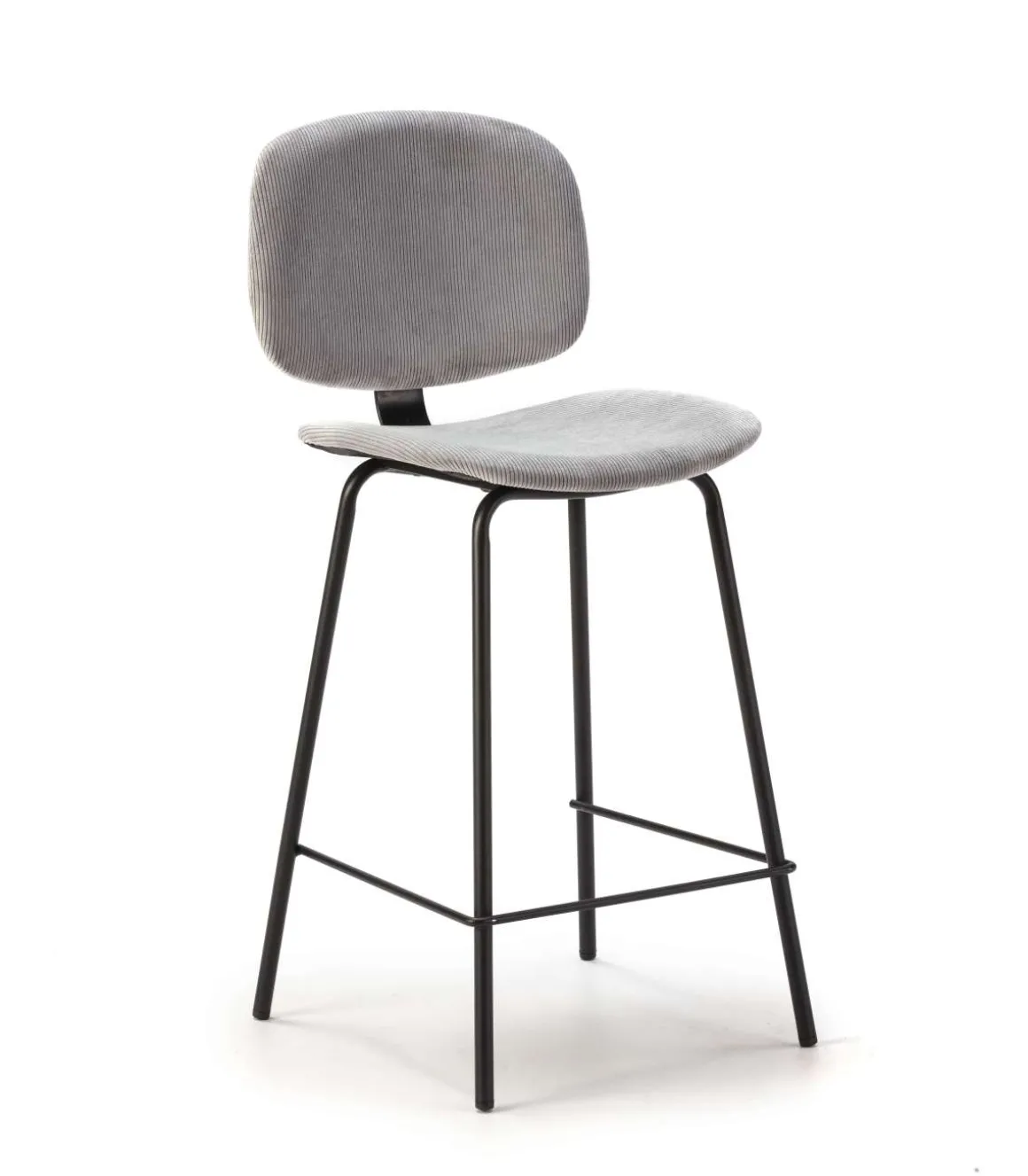 Pack de 2 taburetes modelo MARIO acabado gris, 65/98cm(alto) 50cm(ancho) 44cm (largo)