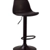 Pack de 2 taburetes regulables modelo Picaso acabado negro, pie en negro, 38 cm(ancho ) 84-104 cm(altura) 38 cm(fondo)