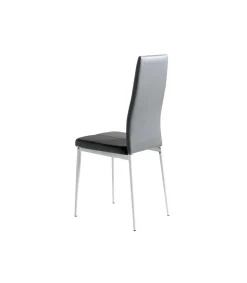 Pack 4 sillas Marta en acabado gris, 42 x 47 x 98 (largo x ancho x alto)